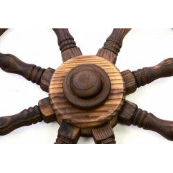 Drevené kormidlo Garth 80 cm - štýlová rustikálna dekorácia