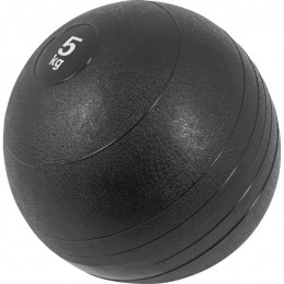 Gorilla Sports Slamball medicinbal, čierny, 5 kg