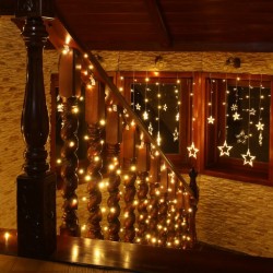 Vianočné LED osvetlenie 10 m - teplá biela 100 LED BATÉRIE