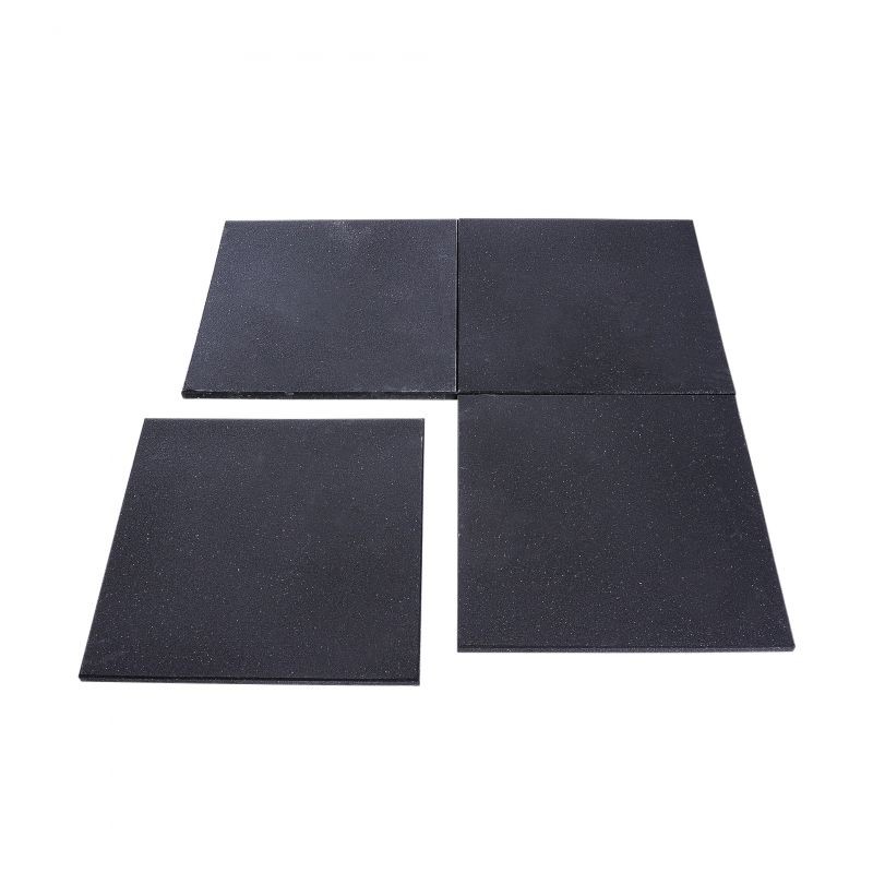 Gorilla Sports Podlahová rohož čierna, 50 x 50 x 2 cm, 4 ks