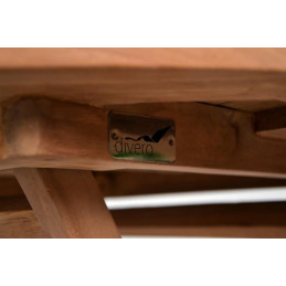 Diver záhradný skladací nábytok z tíkového dreva Garth