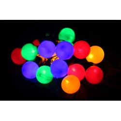 LED osvetlenie Garth s 20-timi žiarovkami – farebné