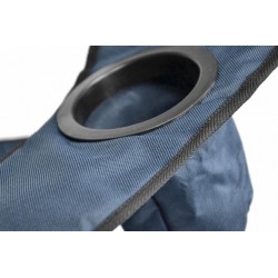 Skladacia kempingová stolička DIVERO XL – modrá