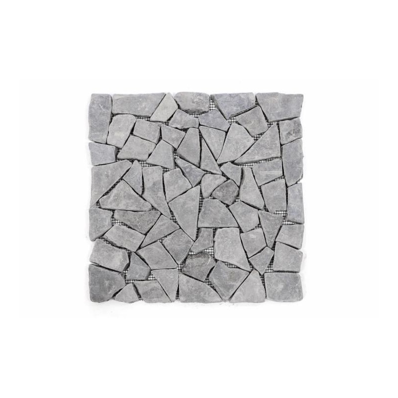 Mramorová mozaika Garth- sivá, obklady 1 m2