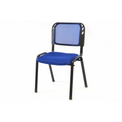 Stohovateľná kongresová stolička - modrá