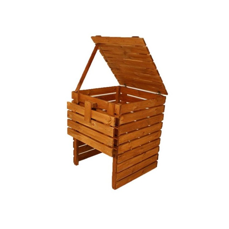 Záhradný drevený kompostér - 600 l