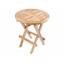 Záhradný odkladací stolík DIVERO z teakového dreva
