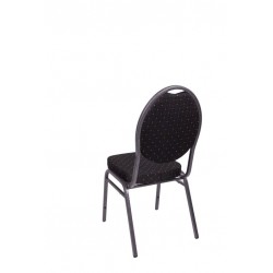Kvalitná stolička kovová Monza - čierna
